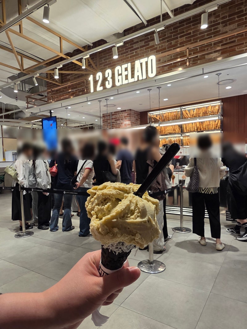123젤라또 롯데월드몰점 대표 음식