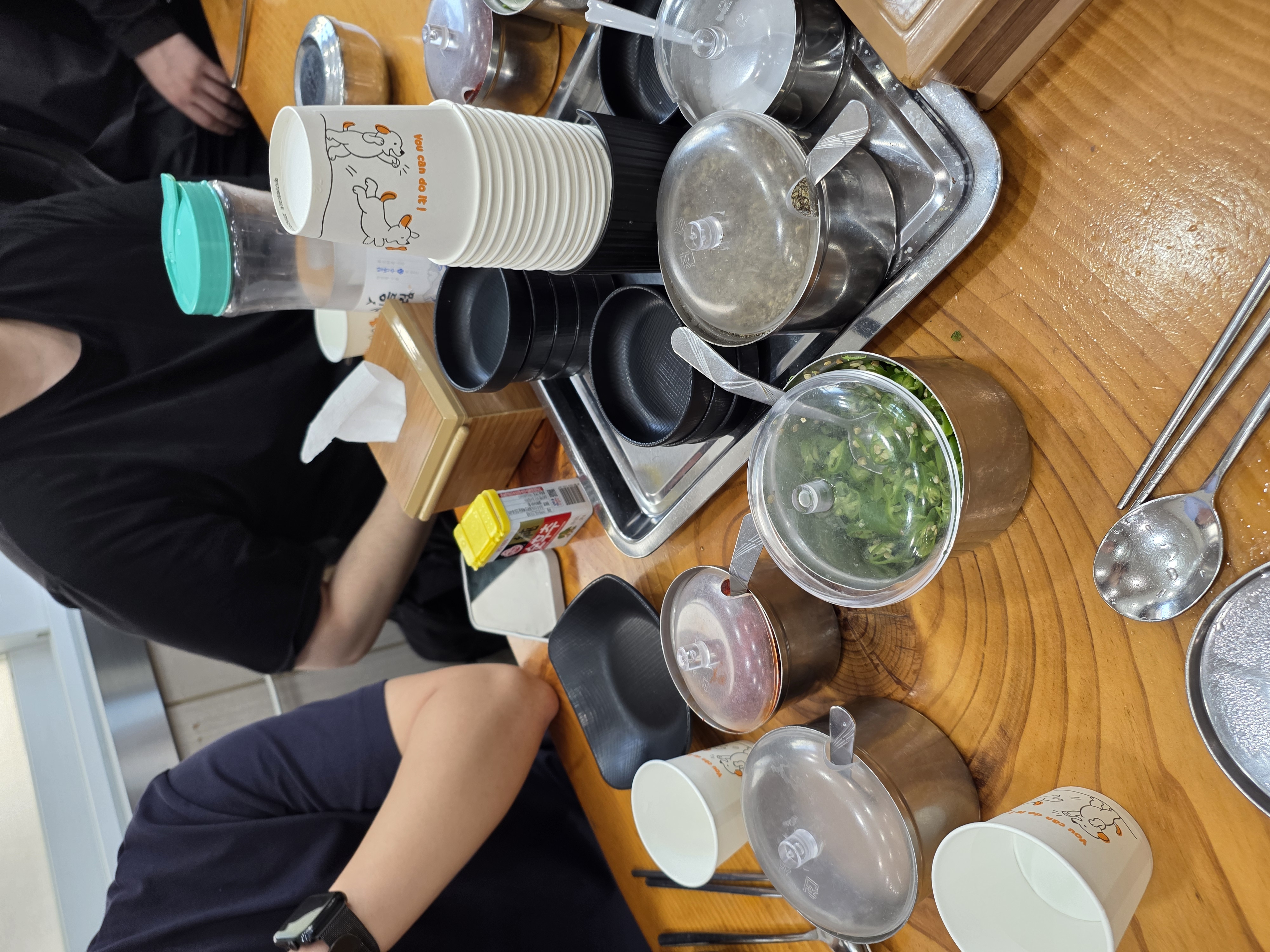 충남집순대 주문한 메뉴 묶음 2