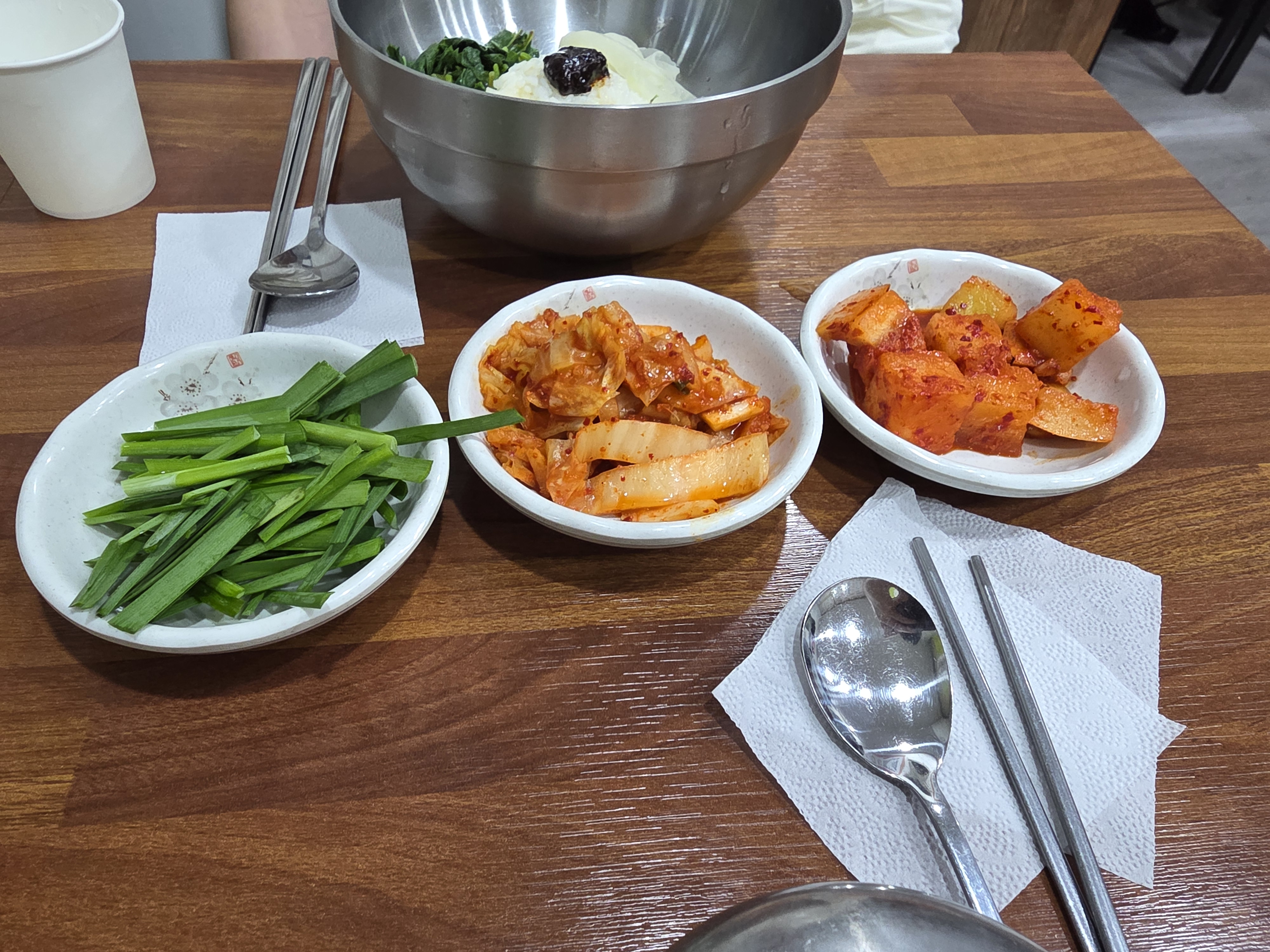 옹심이순대국밥 주문한 메뉴 묶음 4