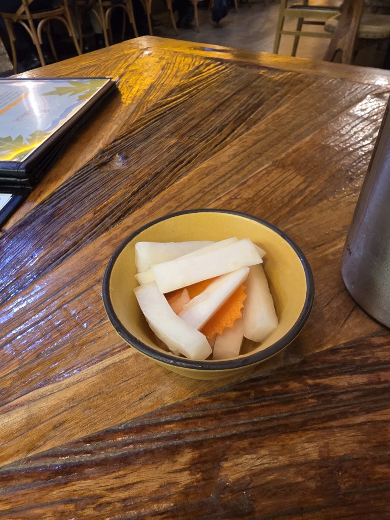 파파야리프 코엑스점 기본 상차림 사진